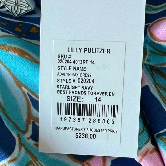 NWT. Lilly Pulitzer Adalyn Maxi Dress - Picture 10 of 13